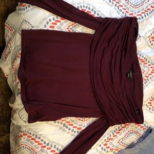 Over the shoulder blouse